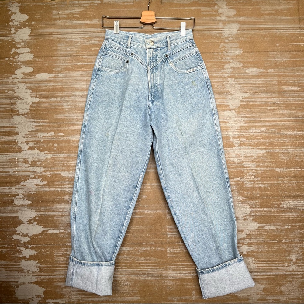 Rockies High Rise Light Wash Straight Leg